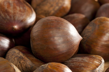 Raw Organic Brown Chestnuts