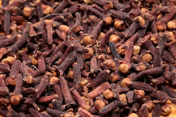 Macro of spice cloves