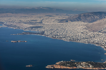 City of Athens, aerial view