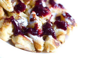 austrian kaiserschmarn with jam