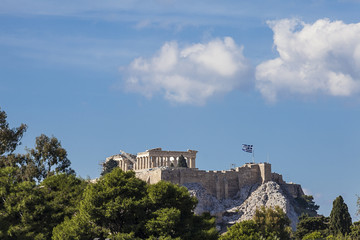 Fototapeta na wymiar Partenon świątynia na ateńskim Akropolu, Grecja