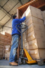 transport logistique - magasinier