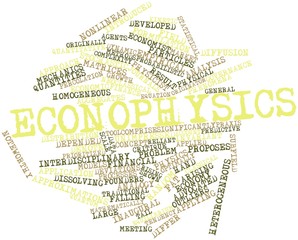 Word cloud for Econophysics
