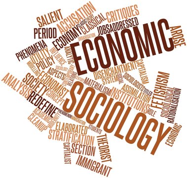 Word cloud for Economic sociology