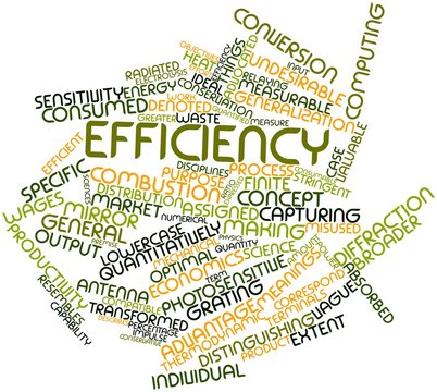 Word cloud for Efficiency