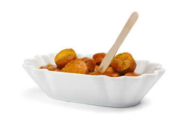 Currywurst isoliert