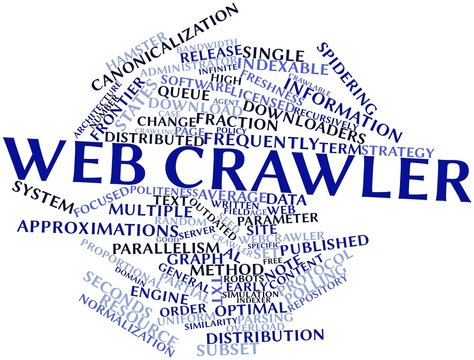 Word cloud for Web crawler