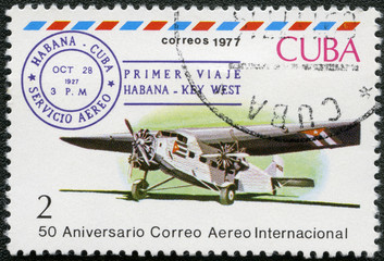 CUBA-1977: Three-engine plane, Cuba-Key West 1st flight cancel