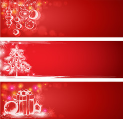Red Christmas background