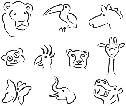 Animal icons set 3