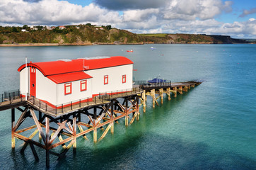 View of a converted lifeboat station, Tenby.