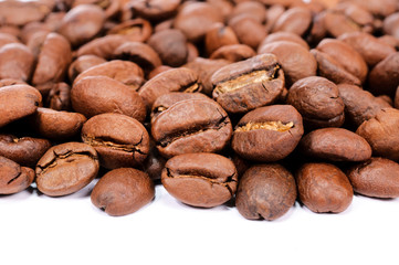 Coffee on white
