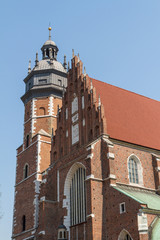 Fototapeta na wymiar Cracow - Corpus Christi Kościół został założony przez Kasimirus III