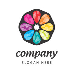 Obraz premium logo flower 272