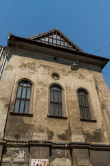 Fototapeta na wymiar Kraków - wyjątkowa architektura w starej żydowskiej dzielnicy Kaz
