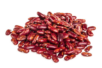 kidney beans on white background