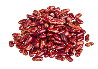 kidney beans on white background