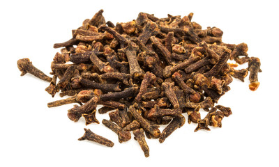 Carnation (spices) isolated on white background