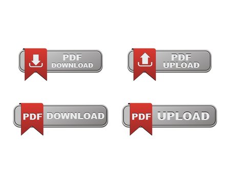 set of  upload anf download PDF button