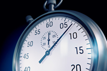 Stopwatch closeup