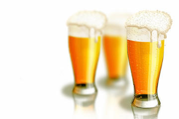 Beer glasses