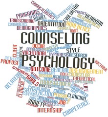 Word cloud for Counseling psychology