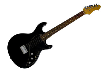 Obraz na płótnie Canvas black guitar