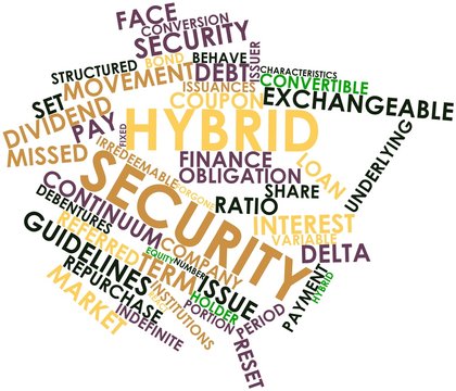 Word cloud for Hybrid security