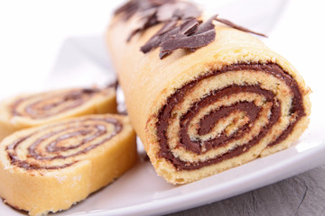 chocolate swiss roll