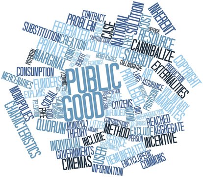 Word cloud for Public good