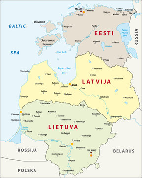 Baltikum, Baltische Staten