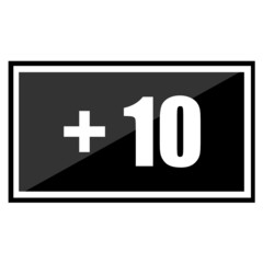 Fototapeta premium Restriction on age +10