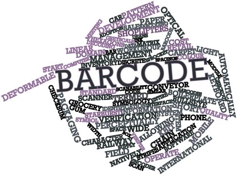 Word cloud for Barcode