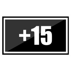 Restriction on age +15