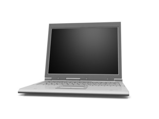 professional Laptop isolated on white background