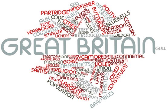 Word cloud for Great Britain