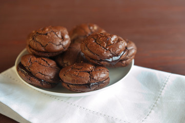 homemade chocolate macaroons