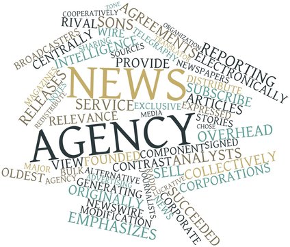 Word cloud for News agency