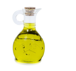 Jar with olive oil