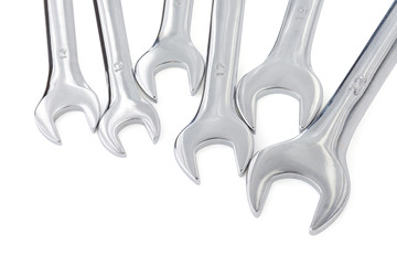 tool wrench on white