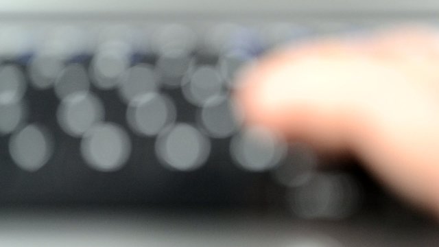 Tastatureingabe verwischt