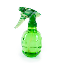 Plastic spray for dispersion isolated at the white background