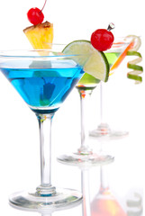 Popular alcoholic cocktails composition