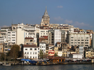 Fototapeta premium Galata Tower in Istanbul, Turkey