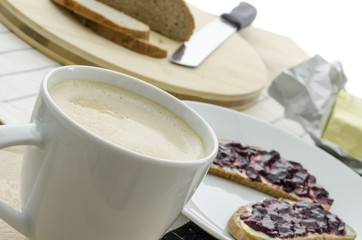 Cocoa with breakfast