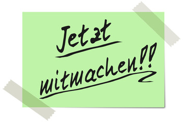 Jetzt mitmachen  #121201-svg003