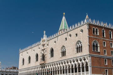 Fototapeta na wymiar Doge's Palace, Saint Marks Square, Venice, Italy