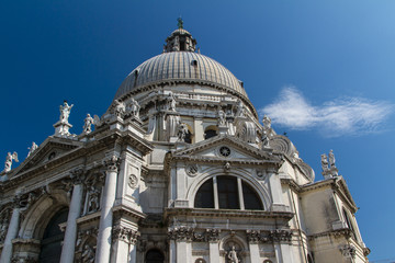 The Basilica Santa Maria della Salute in Venice