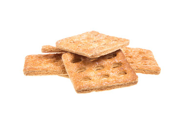 sweet cookies isolated on a white background