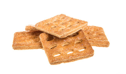 sweet cookies isolated on a white background
